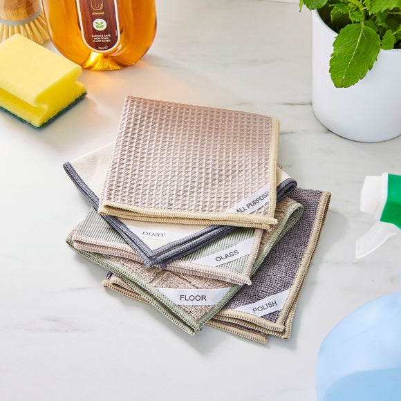 View Pack Of 5 Multi Purpose Cleaning Cloths View Pack Of 5 Multi Purpose Cleaning Cloths