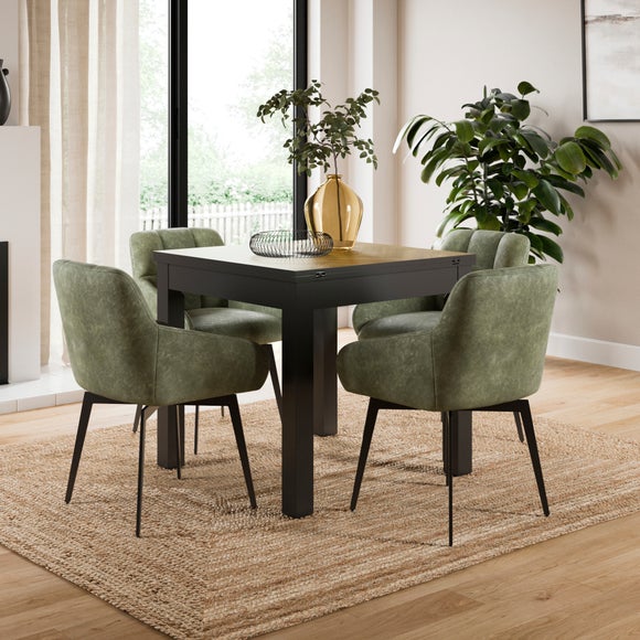 Fulton 4-6 Seater Rectangular Flip Top Dining Table