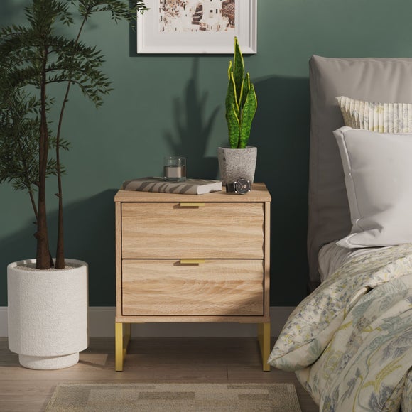 View Tuxford 2 Drawer Bedside Table View Tuxford 2 Drawer Bedside Table
