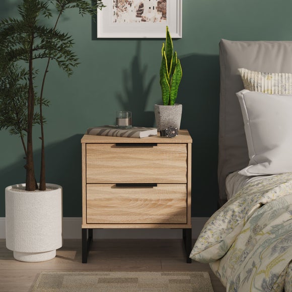 View Tuxford 2 Drawer Bedside Table View Tuxford 2 Drawer Bedside Table