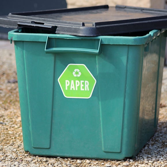 Resource Modern Recycling Bin Sticker Multipack