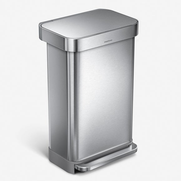 Click to view product details and reviews for Simplehuman 45l Stainless Steel Pedal Bin.