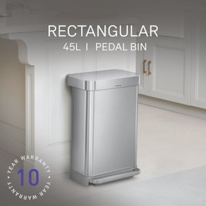 Simplehuman 45l Stainless Steel Pedal Bin