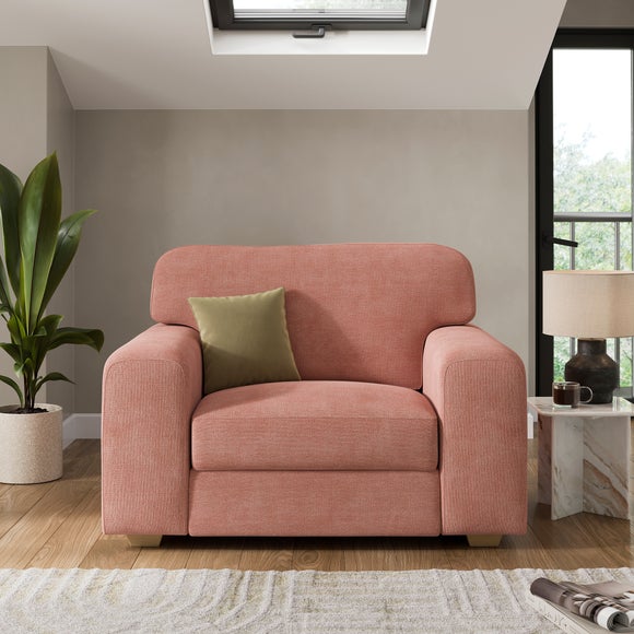 Theo Soft Tonal Chenille Snuggle Chair