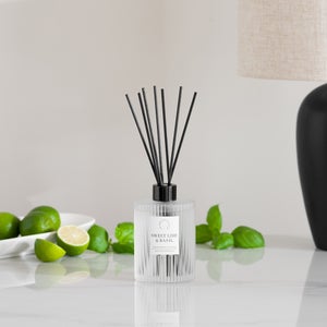 Simplicity Collection Lime And Basil Ribbed Diffuser