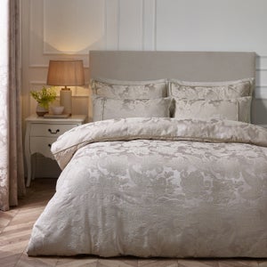 Catherine Lansfield Opulent Jacquard Duvet Cover & Pillowcase Set