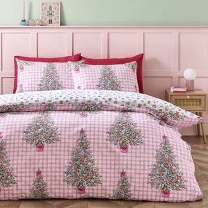 Catherine Lansfield Christmas Sweets And Treats Polycotton Duvet Cover & Pillowcase Set