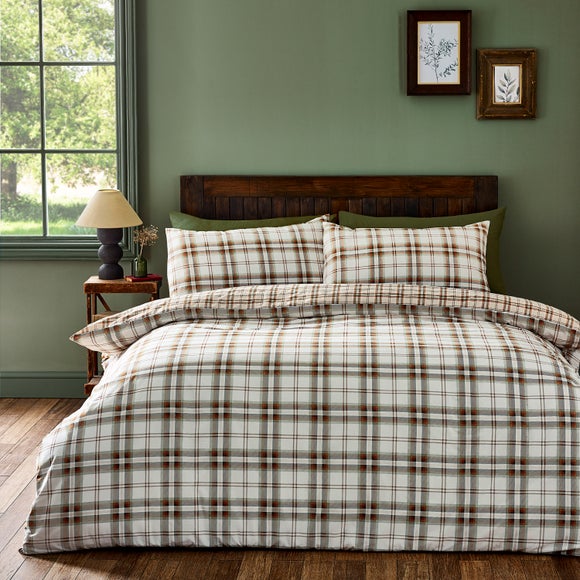 View Catherine Lansfield Kelso Check Polycotton Duvet Cover & Pillowcase Set View Catherine Lansfield Kelso Check Polycotton Duvet Cover & Pillowcase Set