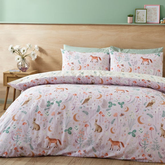 View Catherine Lansfield Enchanted Twilight Polycotton Duvet Cover & Pillowcase Set View Catherine Lansfield Enchanted Twilight Polycotton Duvet Cover & Pillowcase Set