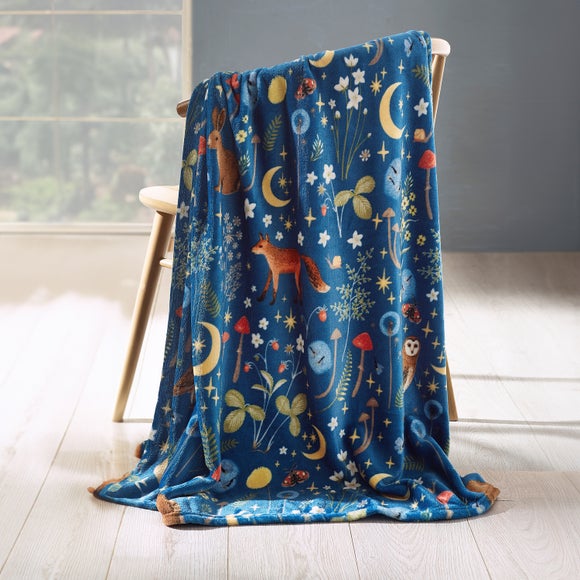 Click to view product details and reviews for Catherine Lansfield Enchanted Twilight Throw Blanket 130cm X 170cm.