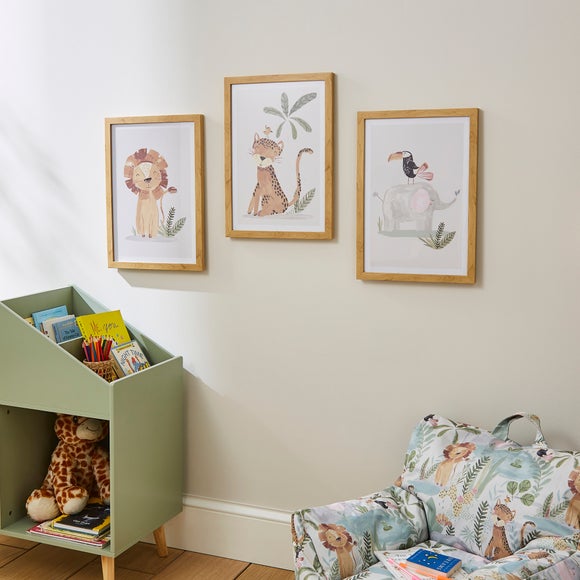 Set of 3 Jungle Friends Framed Prints