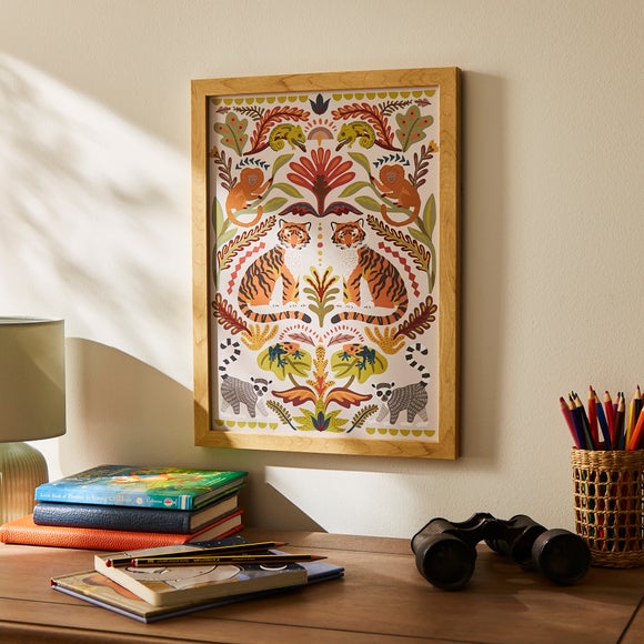 Nature's Exhibitionists Safari Animals Framed Print