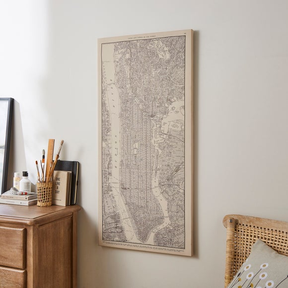New York Map Canvas