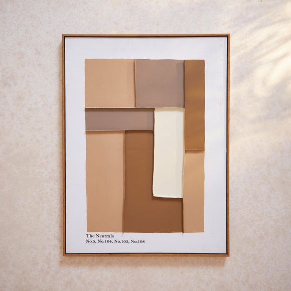 Origins of Colour The Neutrals Framed Canvas