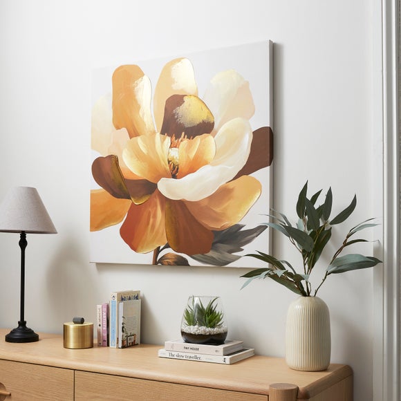 Yellow Floral Canvas