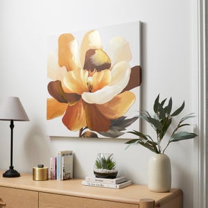 Yellow Floral Canvas