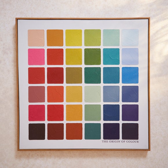 View Werners Origin Of Colour Framed Canvas View Werners Origin Of Colour Framed Canvas