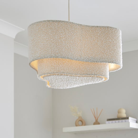 Boucle Puddle Two Tier Lamp Shade