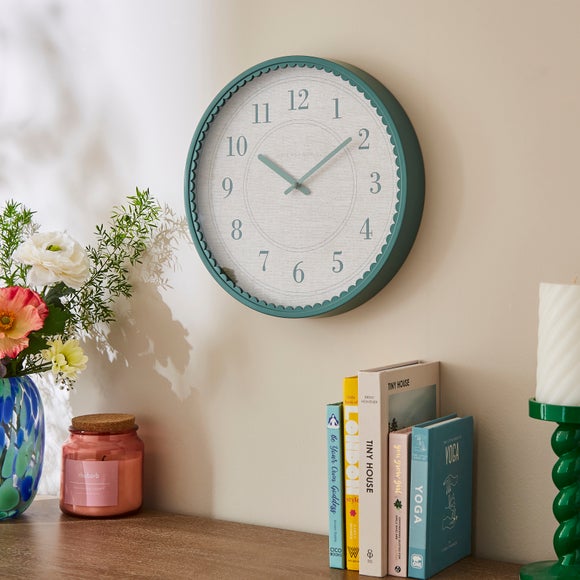 Remi Scalloped Wall Clock
