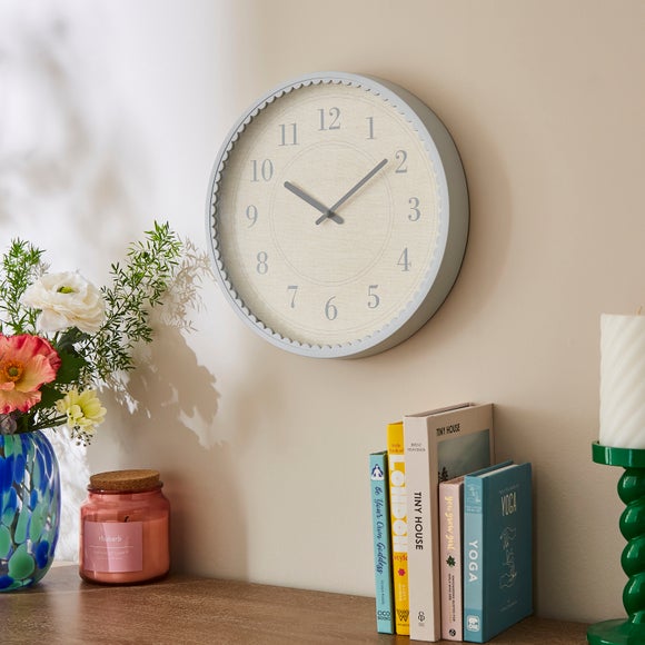 Remi Scalloped Wall Clock