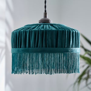 Alessia Velvet Pleated Lamp Shade