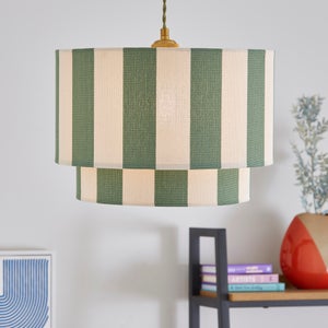 Beatrice Stripe Two Tier Lamp Shade
