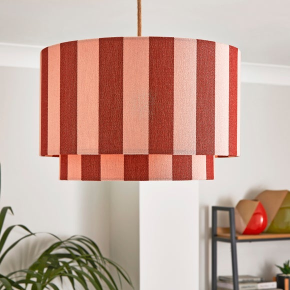View Beatrice Stripe Two Tier Lamp Shade View Beatrice Stripe Two Tier Lamp Shade