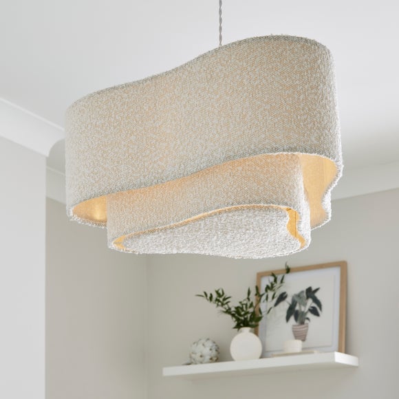Boucle Puddle Two Tier Lamp Shade