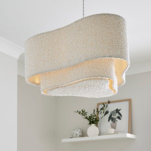 Boucle Puddle Two Tier Lamp Shade