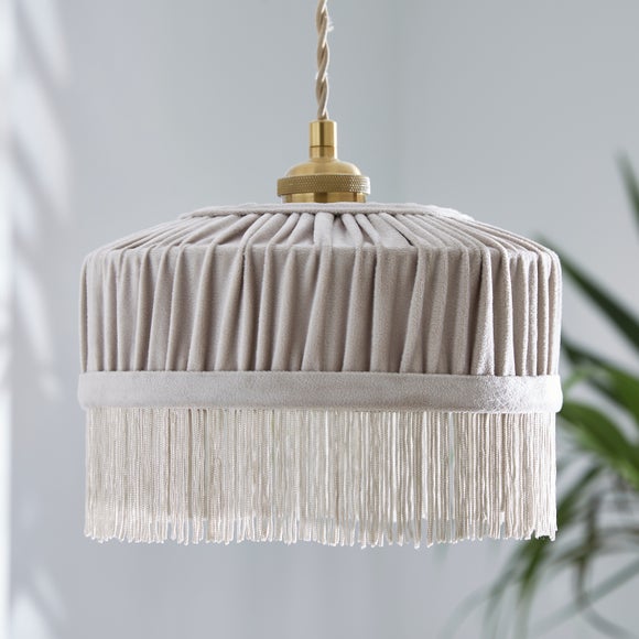 Alessia Velvet Pleated Lamp Shade