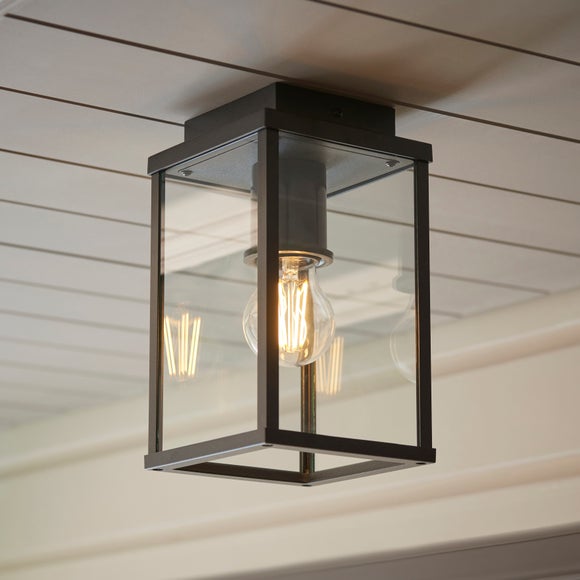 London Industrial Flush Ceiling Light