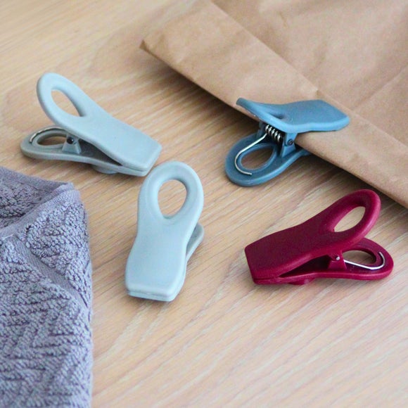 Pack of 4 Magnetic Bag Clip Set