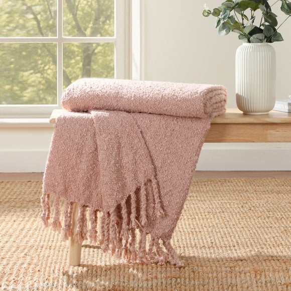 Click to view product details and reviews for Lillie Boucle Throw Blanket 130cm X 180cm.
