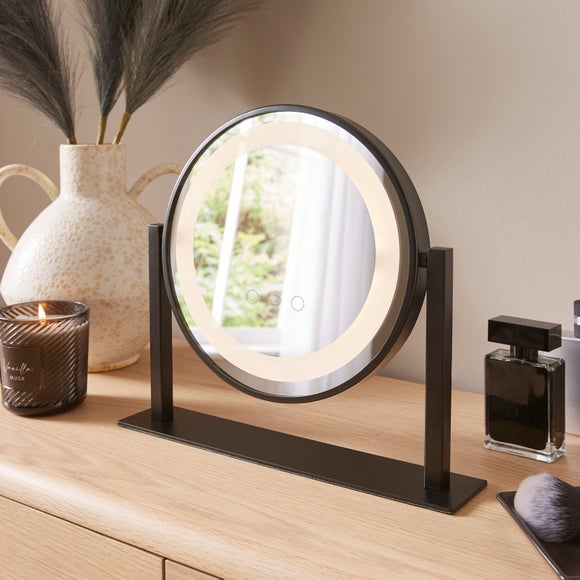 Click to view product details and reviews for Round Light Up Dressing Table Mirror.