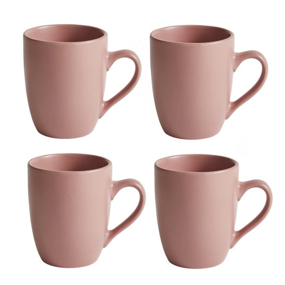 Set of 4 Stoneware Mugs