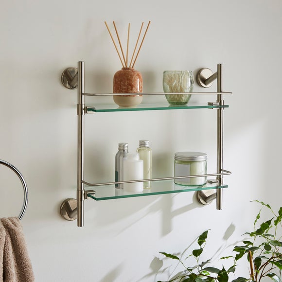 Click to view product details and reviews for Lincoln 2 Tier Glass Shelf. Click to view product details and reviews for Lincoln 2 Tier Glass Shelf.
