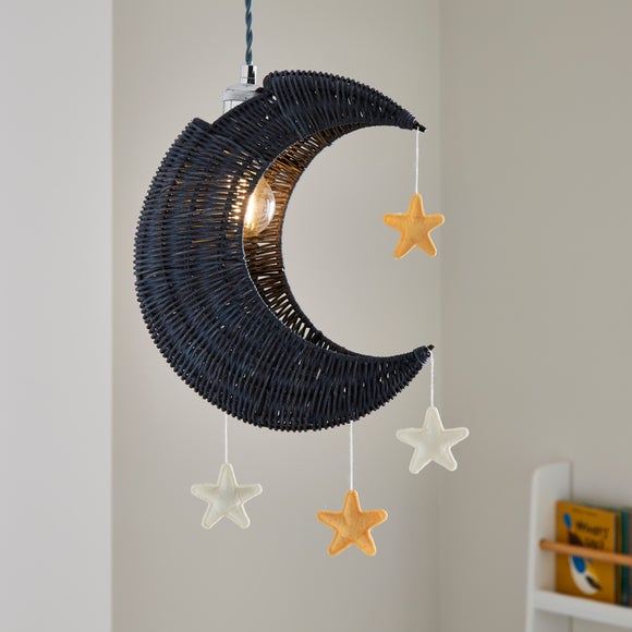 Moon and Stars Easy Fit Pendant Shade