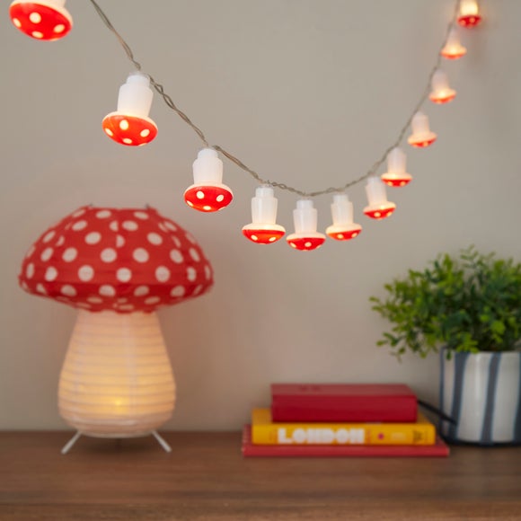 Click to view product details and reviews for Mushroom 10 Led String Lights.