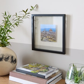 Craig Frames Essentials 1-Inch Wide Modern Satin Black Picture Frame – Fits 4x5 To 24x36 Photos, Rear-Loading, Wood Composite, Laminate Wrap