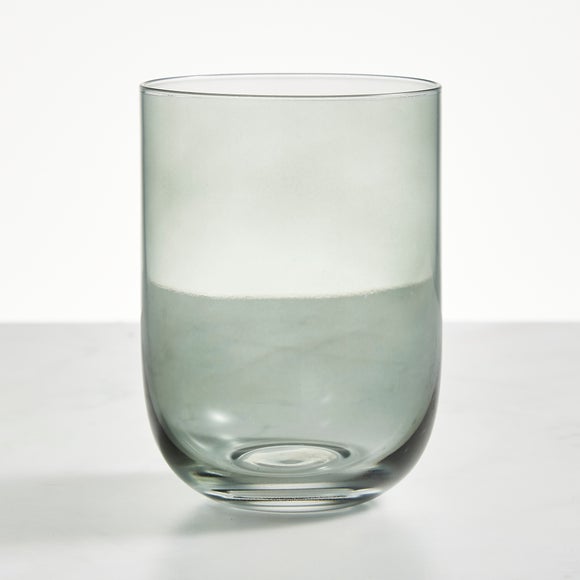 Coloured Glass Rounded Tumbler