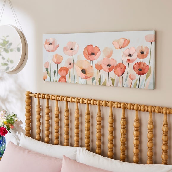 Painterly Style Poppies Canvas