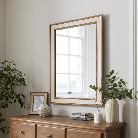 Olney Wooden Rectangle Wall Mirror