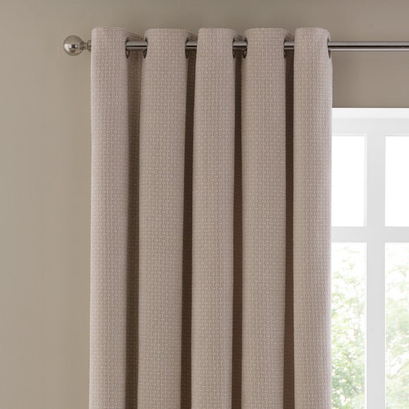 Alayna Chenille Eyelet Curtains (Blackout Available)