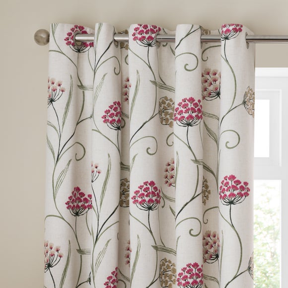 Embroidered Allium Eyelet Curtains