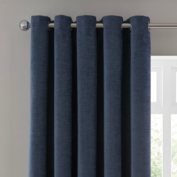 Genoa Chenille Blackout Thermal Eyelet Curtains