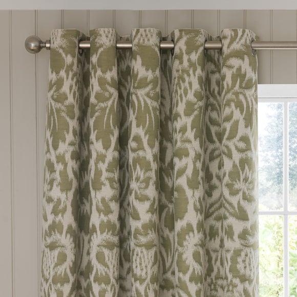 Clemency Chenille Eyelet Curtains