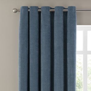 Alayna Chenille Eyelet Curtains -blackout Thermal Available-