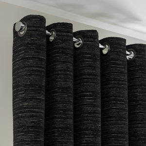 Hemmingway Chenille Eyelet Curtains