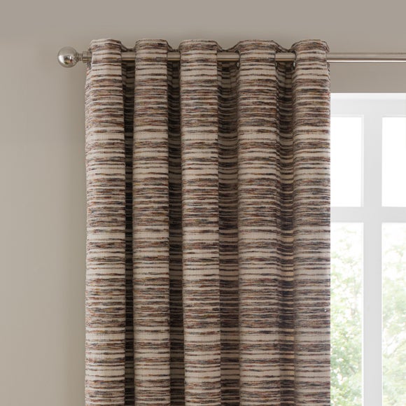 Brancaster Chenille Eyelet Curtains