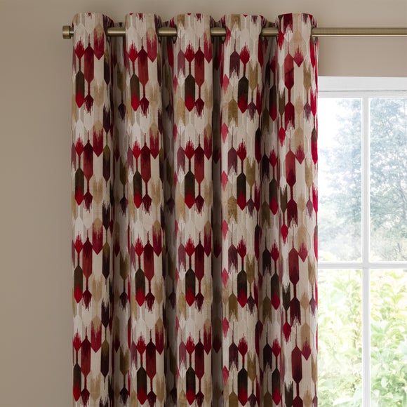 Kelso Cut Velvet Eyelet Curtains